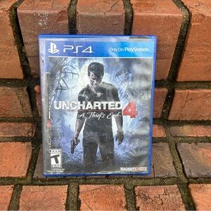 Uncharted 4: A Thief's End for the PlayStation 4 console.